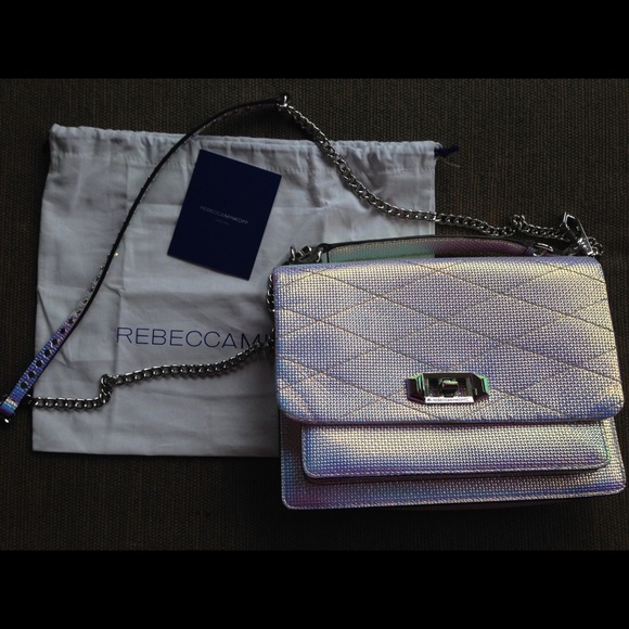 Rare Rebecca Minkoff Opal Iridescent Hologram Bag - Picture 4 of 11